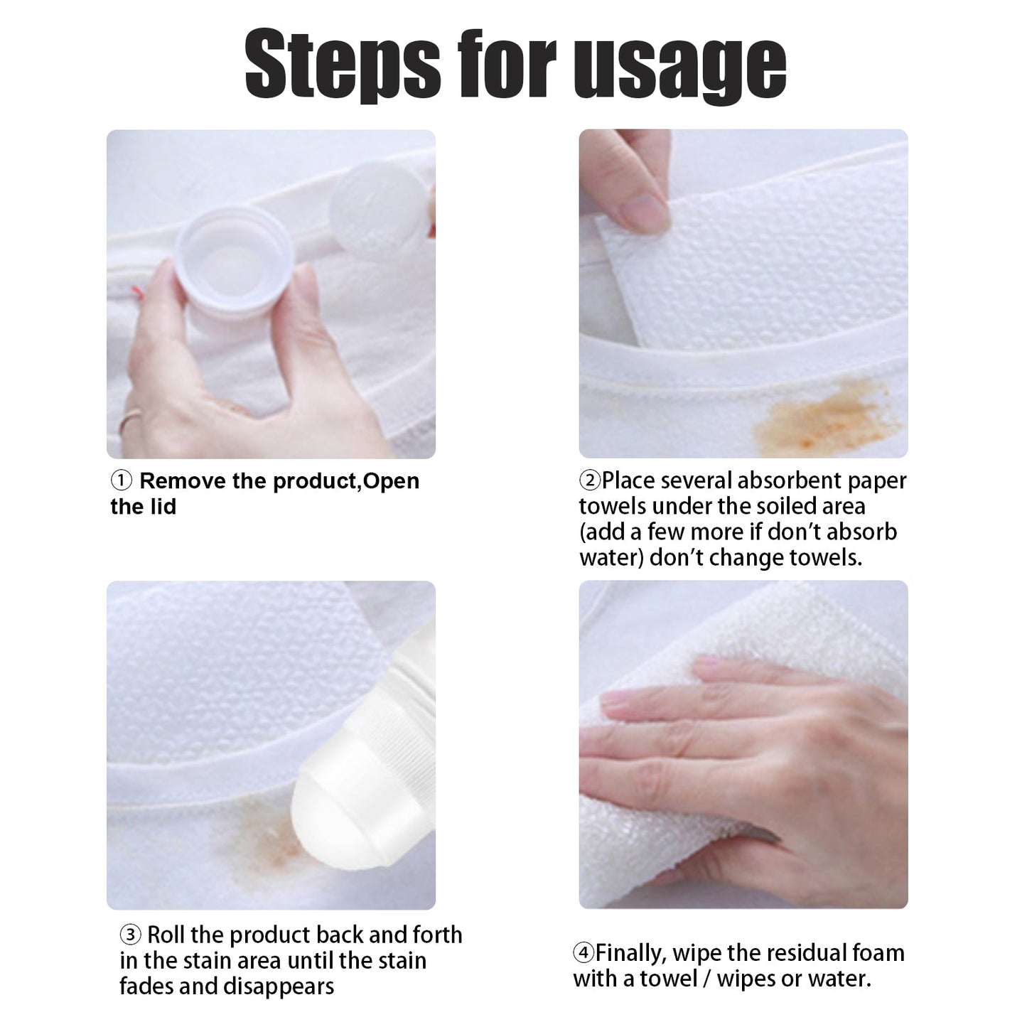 Clothes White Dry Cleaning Ball, Detergent Portable Cloth To Remove All Kinds Of Stains - Korvel
