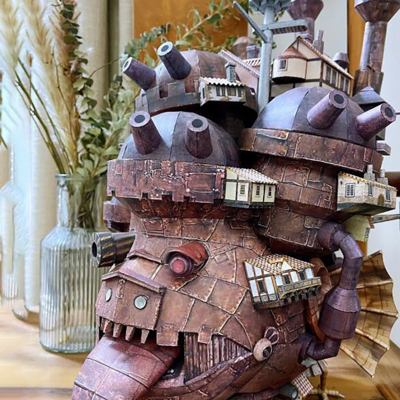 Miyazaki Castle Land Edition Anime 3D Paper Model DIY Handmade Ornament Toy - Korvel