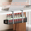 No-drill under-desk cord rack: metal mesh, high-load cable holder. - Korvel