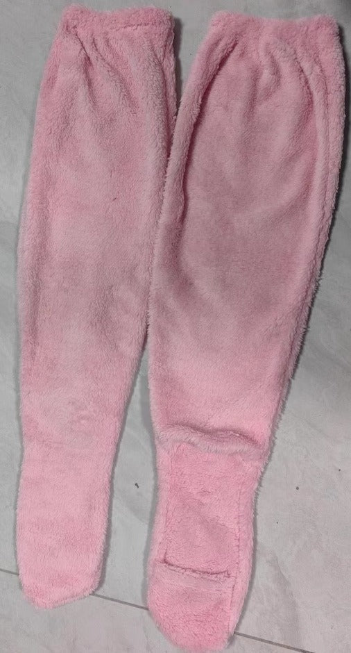 Calcetines de rodilla de felpa acogedora para la comodidad invernal