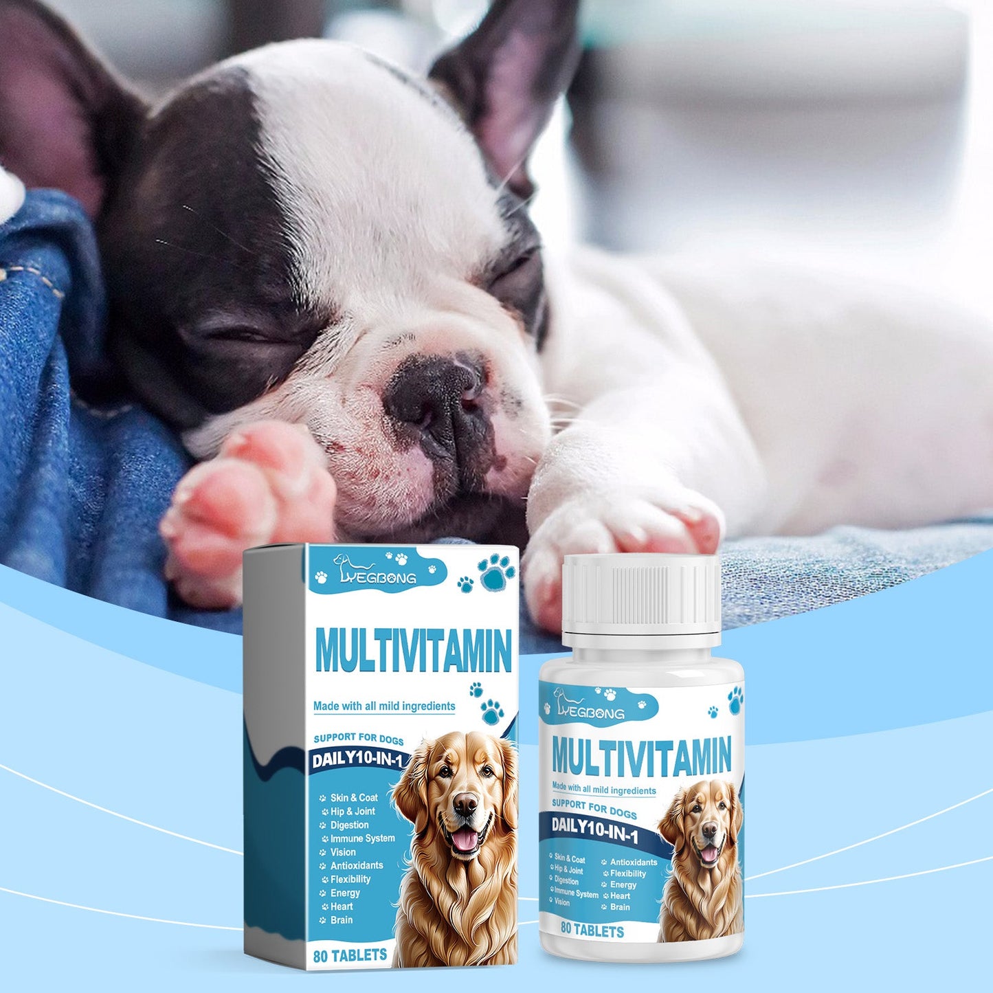 Multivitamin Tablets For Dogs, Cats, Dogs And Pets Absorb Nutritional Health Supplements - Korvel
