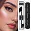 Mascara CmaaDu Large capacity 20ml ultra black double head mascara silicone brush head - Korvel