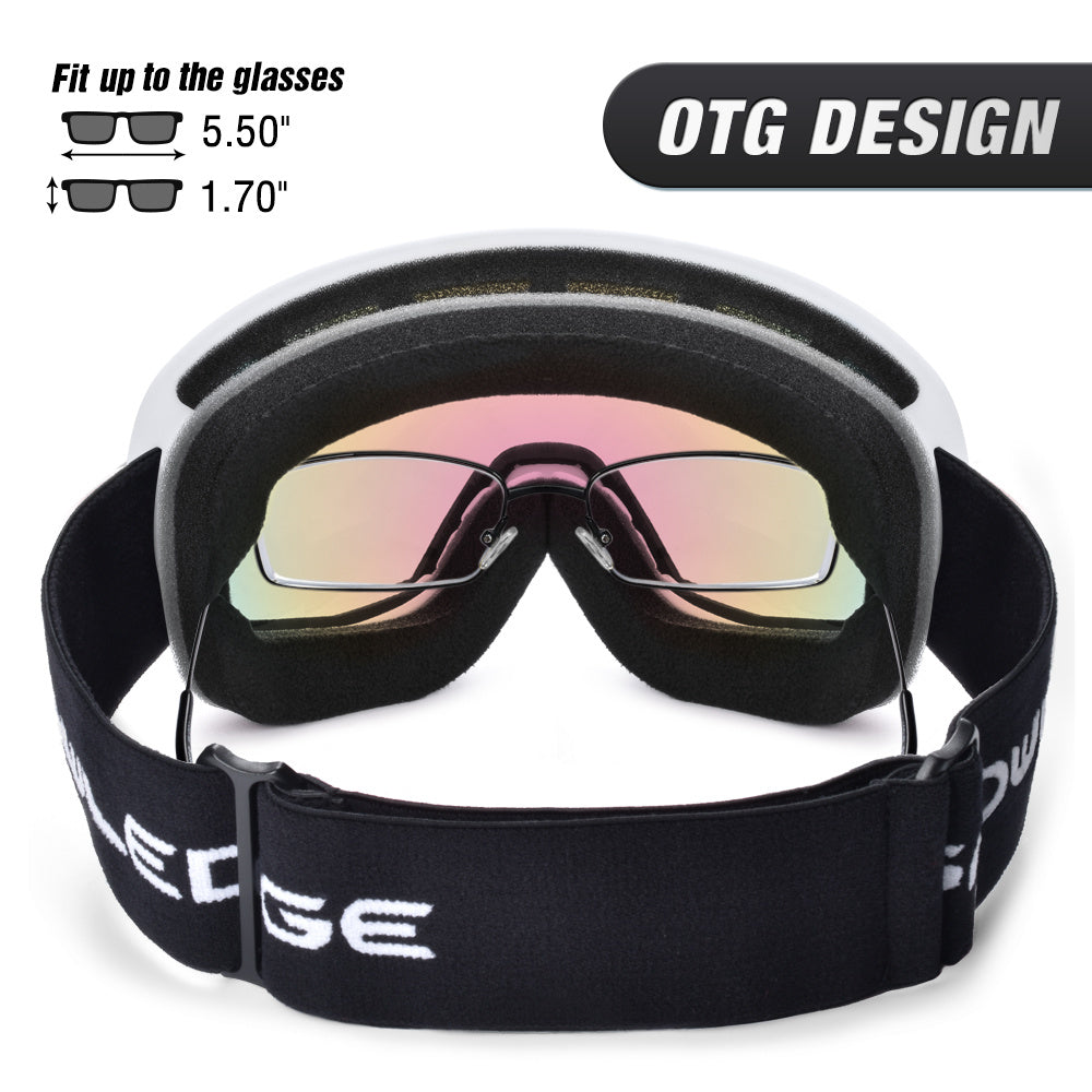 Premium Double-Layer Anti-Fog Ski Goggles for All Conditions