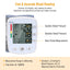 Digital Wrist Blood Pressure Monitor with Memory and LCD Display