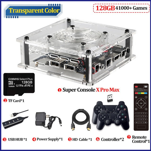 Super Console X Pro Max : Console de jeu vidéo rétro mini