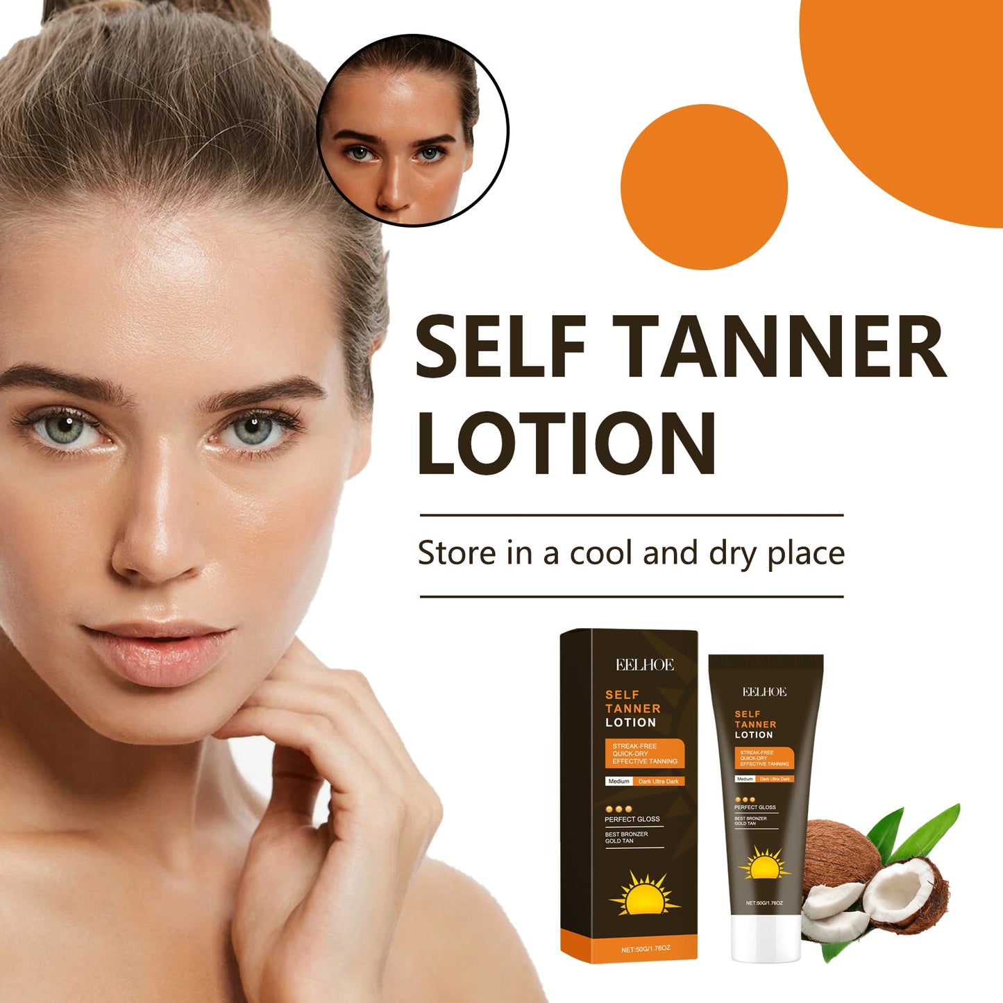 Loción Autobronceadora Premium para un Brillo Natural de Verano