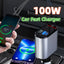 Premium Metal Car Charger 100W Fast Charging Adapter
