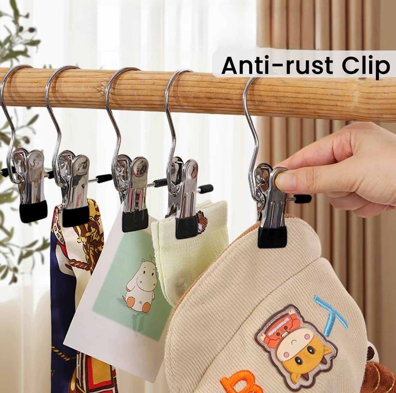 ClipRack Closet Hooks - Space-Saving Hanger Solution