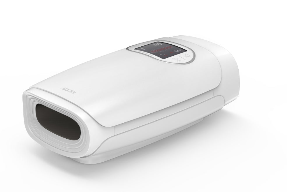 Masajeador de Mano con Bolsa de Aire Calentada y Control Táctil LCD