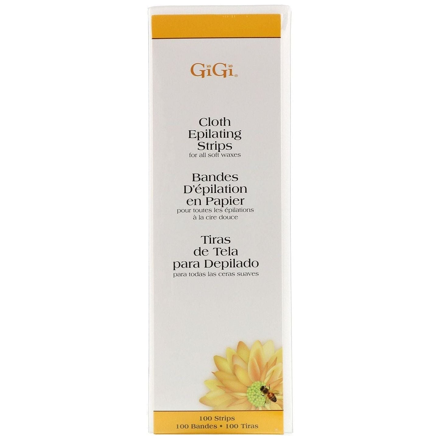 GiGi Large Cloth Epilating Strips - 100 Pack