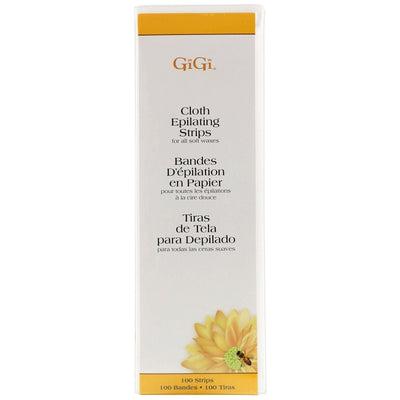 GiGi Large Cloth Epilating Strips - 100 Pack