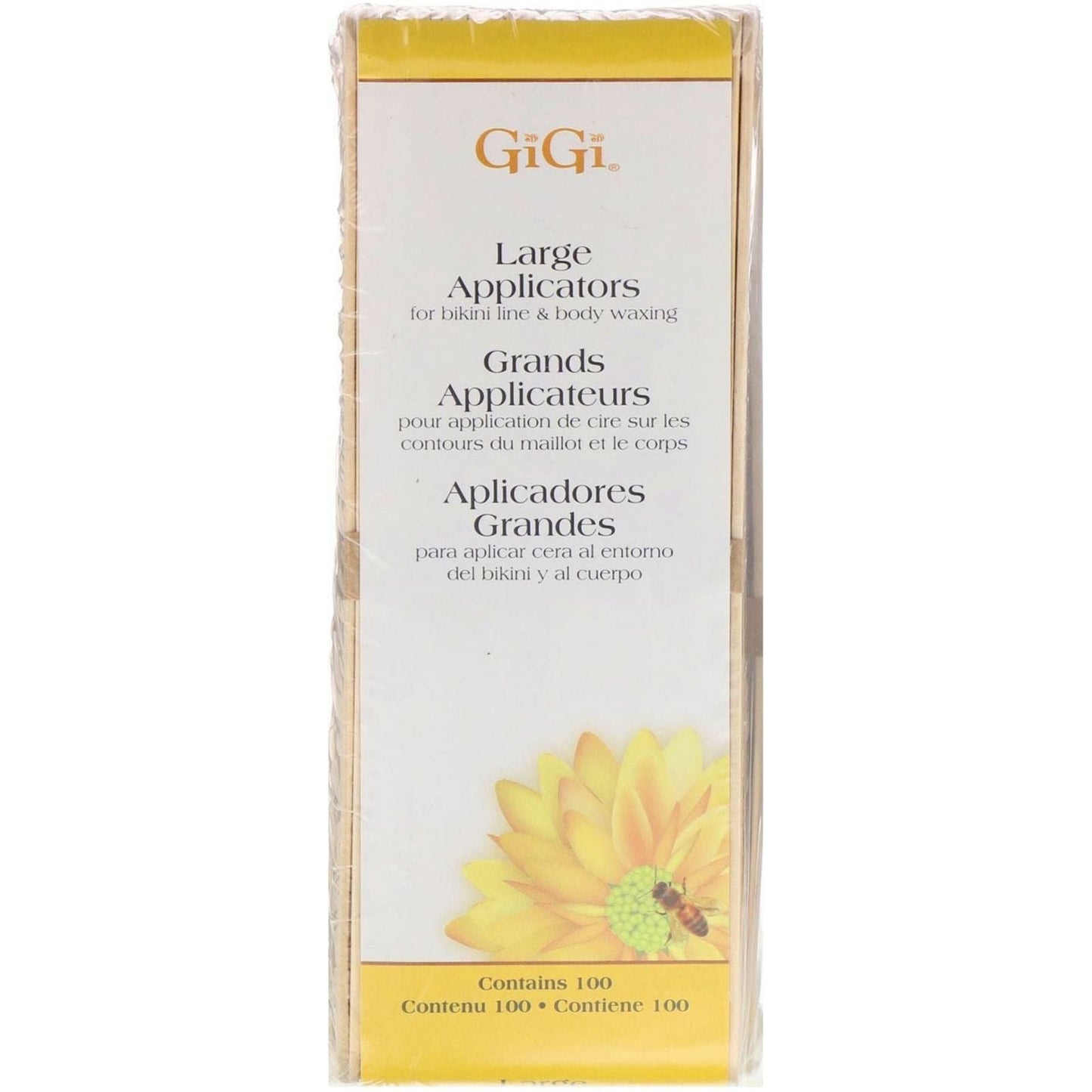 Aplicadores de Cera GiGi Honee - Grande 100 Contenido