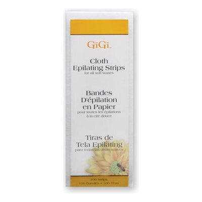 GiGi Cloth Epilating Strips - Small (1.75" x 4.5") - 100 Strips