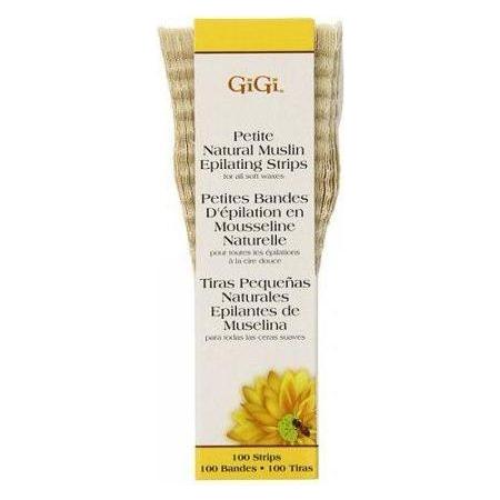 GiGi Petite Natural Muslin Epilating Strips - 100 Count