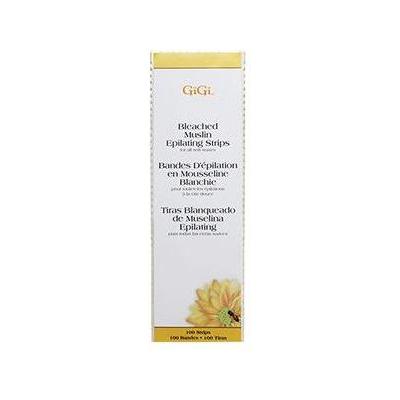 GiGi Large Bleached Muslin Epilating Strips - 100 Pack