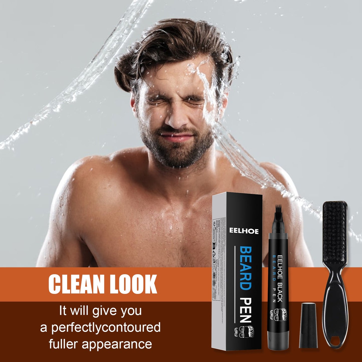 Premium Waterproof Beard Filler Pen Kit