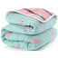 Premium Muslin Cotton Baby Receiving Blanket - 6 Layers Thick