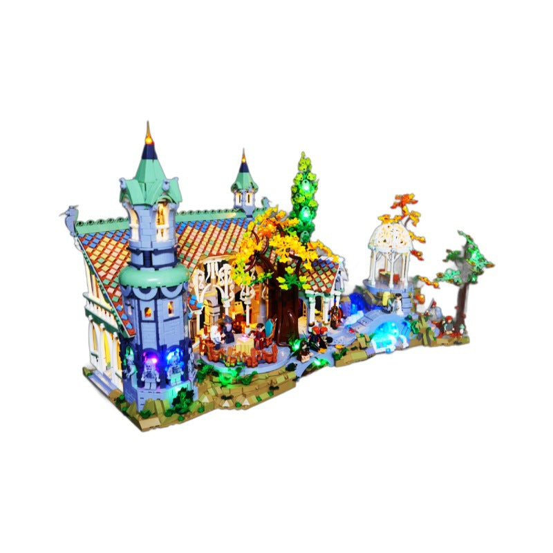 Éclairage de blocs de construction LP pour LEGO Le Seigneur des Anneaux Rivendell