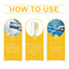 Car Glass Cleaning Brush, Car Window Glass Cleaning Stains Oil Stains Waterproof Rain Cleaning Brush - Korvel