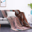 Modern Minimalist Koi Patterned Sofa Blanket