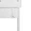 Makeup Vanity Desk With LED Lighted Mirror ,Dressing Table Set With 2 Large Drawers 10 LED Light ,White Color - Korvel