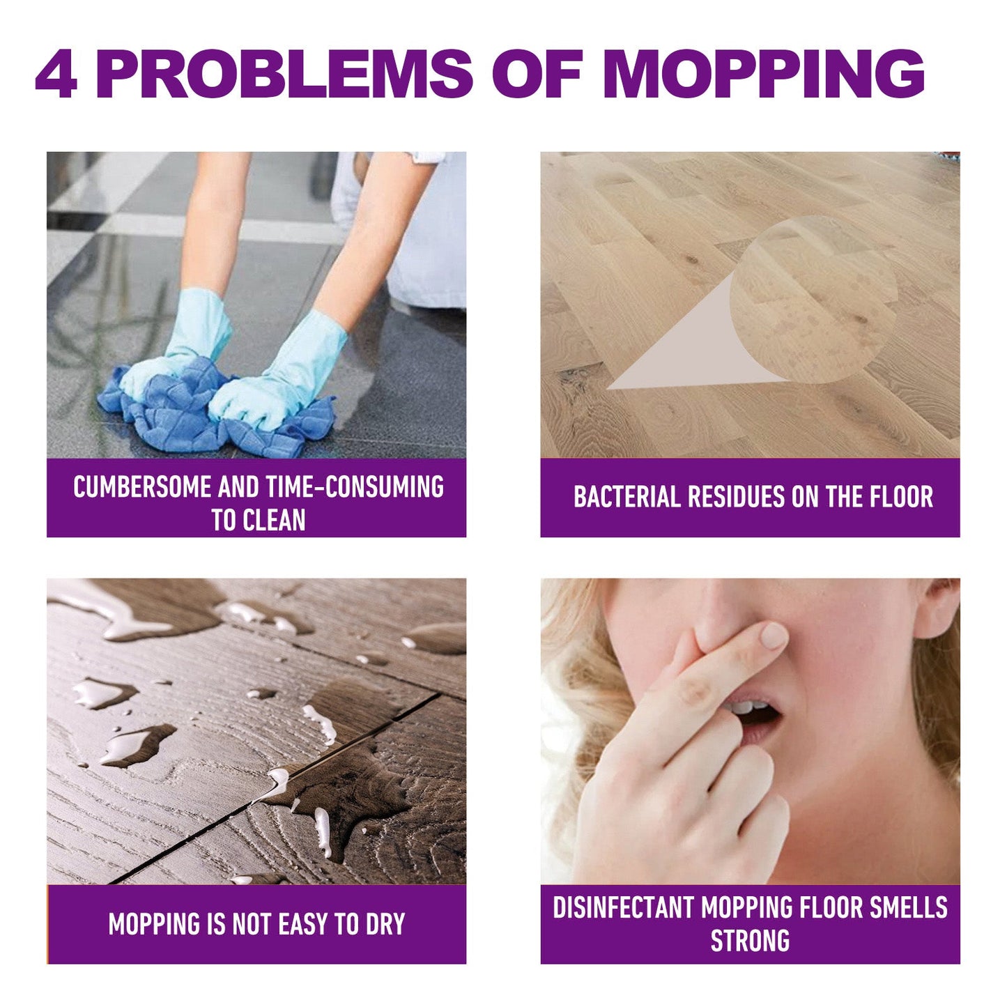 Multi-Purpose Floor Cleaner Household Kitchen Bathroom Floor Soot And Scale Multi-Functional Cleaning - Korvel