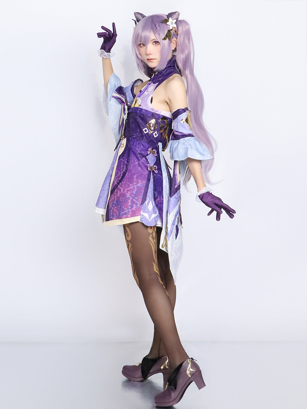Zapatos de Cosplay Liyue Seven Star Carved para Genshin Impact