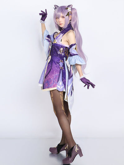 Zapatos de Cosplay Liyue Seven Star Carved para Genshin Impact