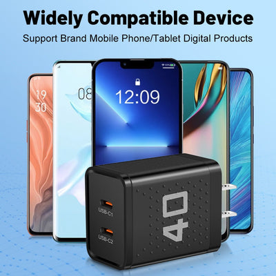 Dual PD Fast Charging Travel Adapter