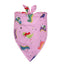 Bandana pour chien en coton premium style fruit