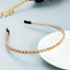 Winding String Crystal Thin Edge Headband Female Fashion Super Flash Party Hair Pressing Shampoo Headwear - Korvel