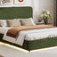 Hydraulic Storage Bed with RGB LED Lights and Bluetooth Speaker