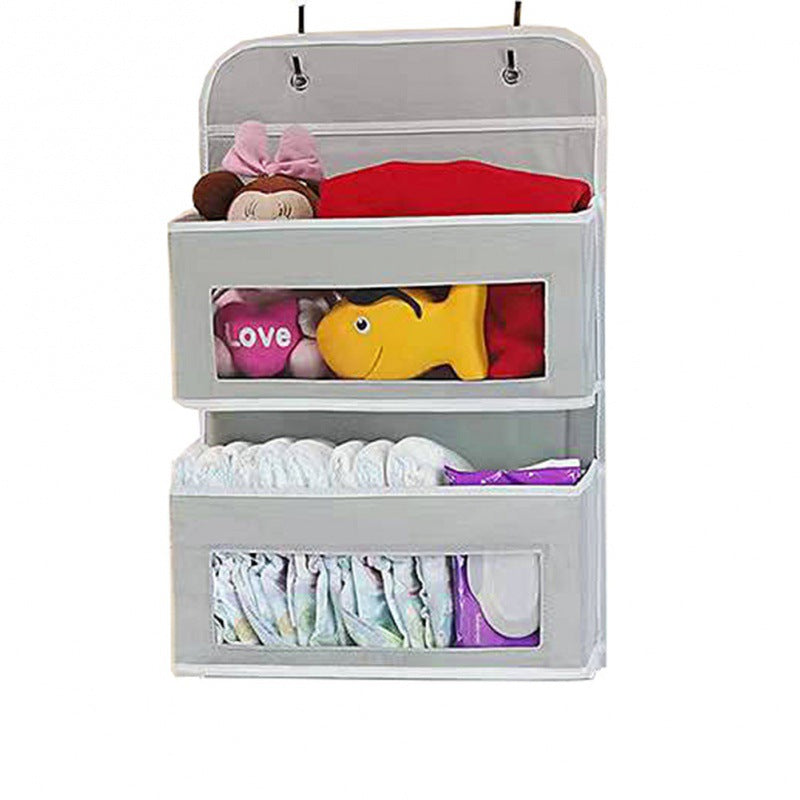 5-Shelf Hanging Storage Organizer with Anti-Tilt Design