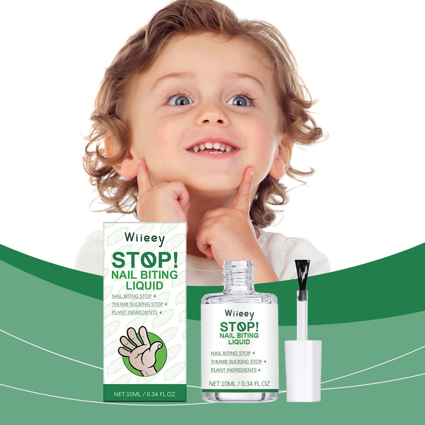 Loción Suave para el Cuidado de Uñas Anti-Mordedura para Niños