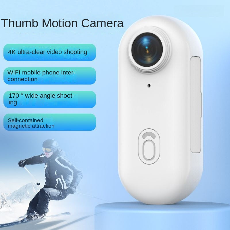 Thumb Bike Camera Magnetic Back Clip Sports Camera Thumb Recorder Pet - Korvel