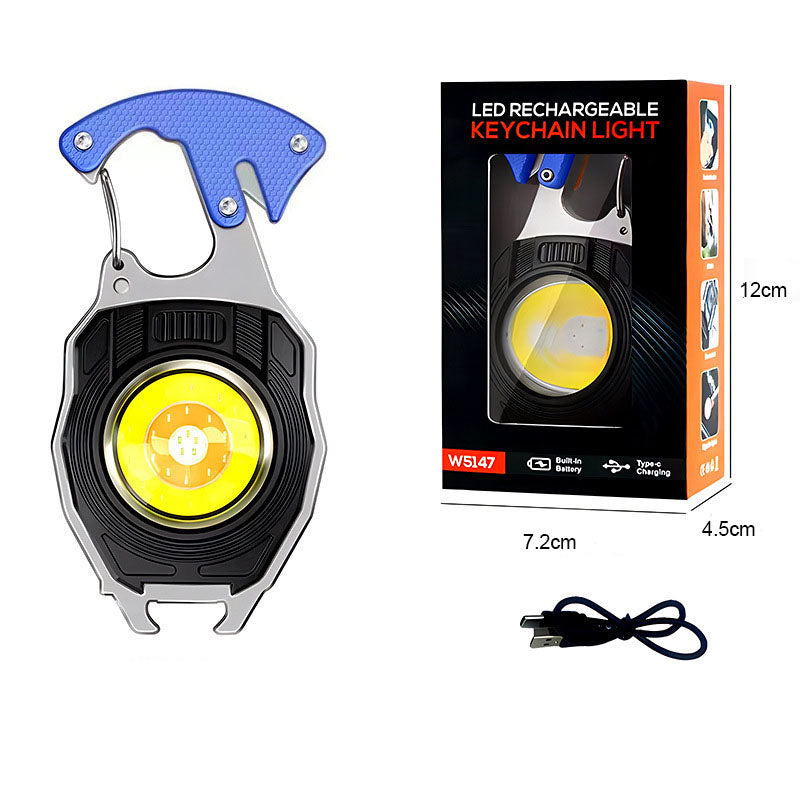 Multifunctional Keychain Work Light - Portable LED Torch