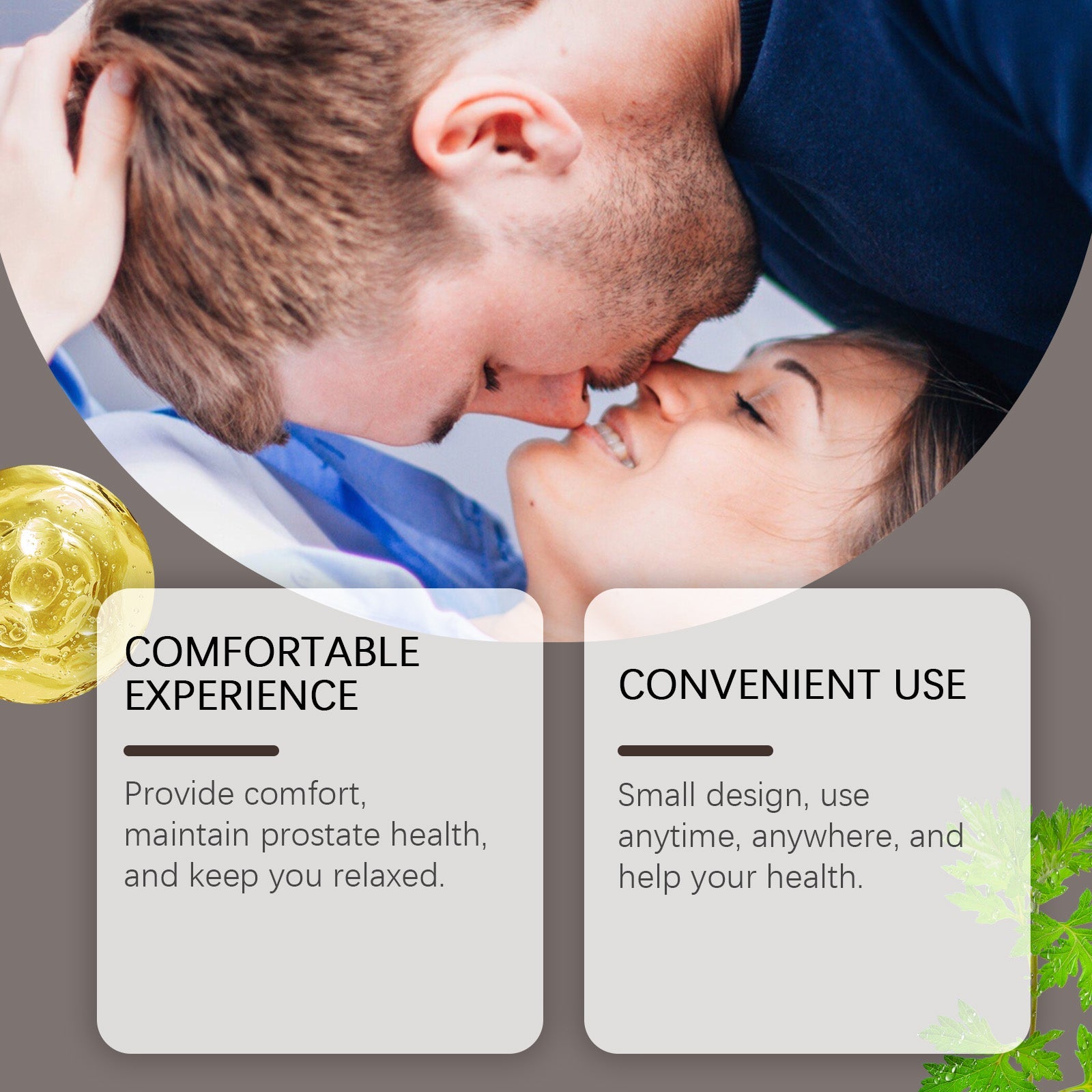 Men's Treatment Spray Men's Daily Exercise Body Relief Discomfort Mild Ingredient Comfort Spray - Korvel