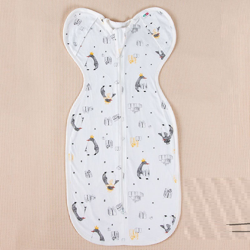 Premium Baby Cotton Anti Kick Printed Sleeping Bag