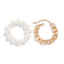 Hot selling geometric bead bracelet for women's fashion, exaggerated large round bead imitation pearl Bracelet - Korvel