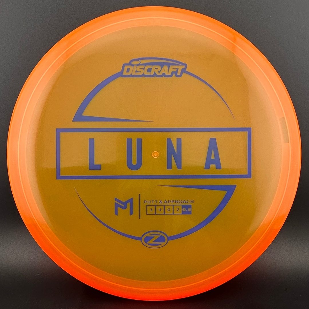 Discraft Z Luna Disc Golf Putter - Édition Paul McBeth