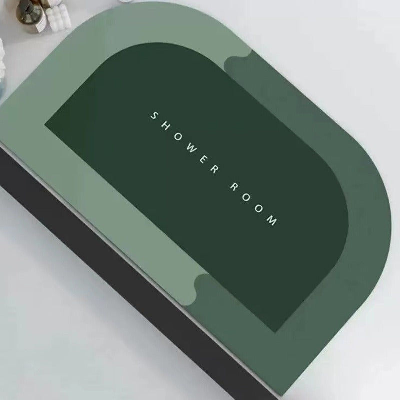 Soft cushion floor mat absorbent foot mat bathroom non-slip quick-drying toilet door carpet bathroom door mat - Korvel