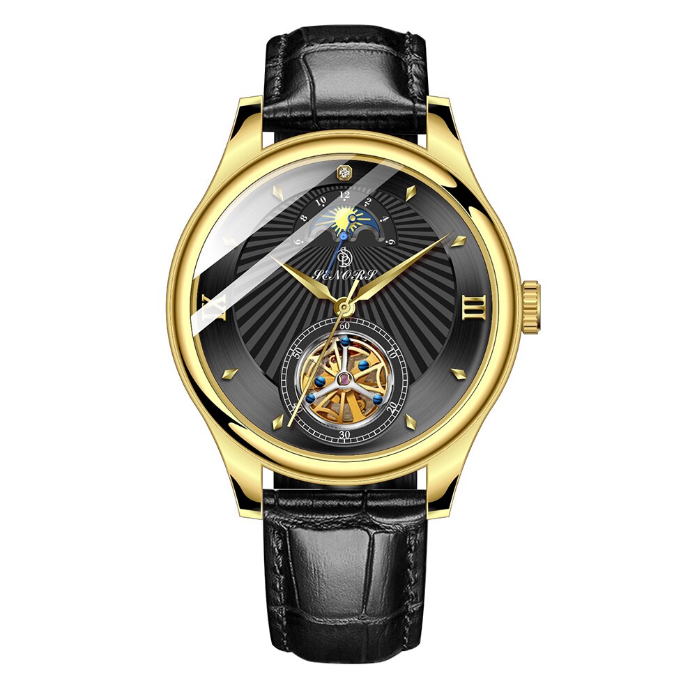 SENORS SN169 Luxury Fashion  Tourbillon Watches Automatic  Mechanical  Watches - Korvel