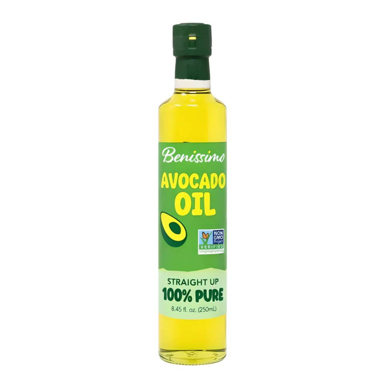 Huile d'avocat Non-OGM Benissimo, Dorica (250mL)
