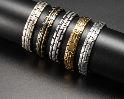 Trendy Men's Stainless Steel Magnetic Bracelet