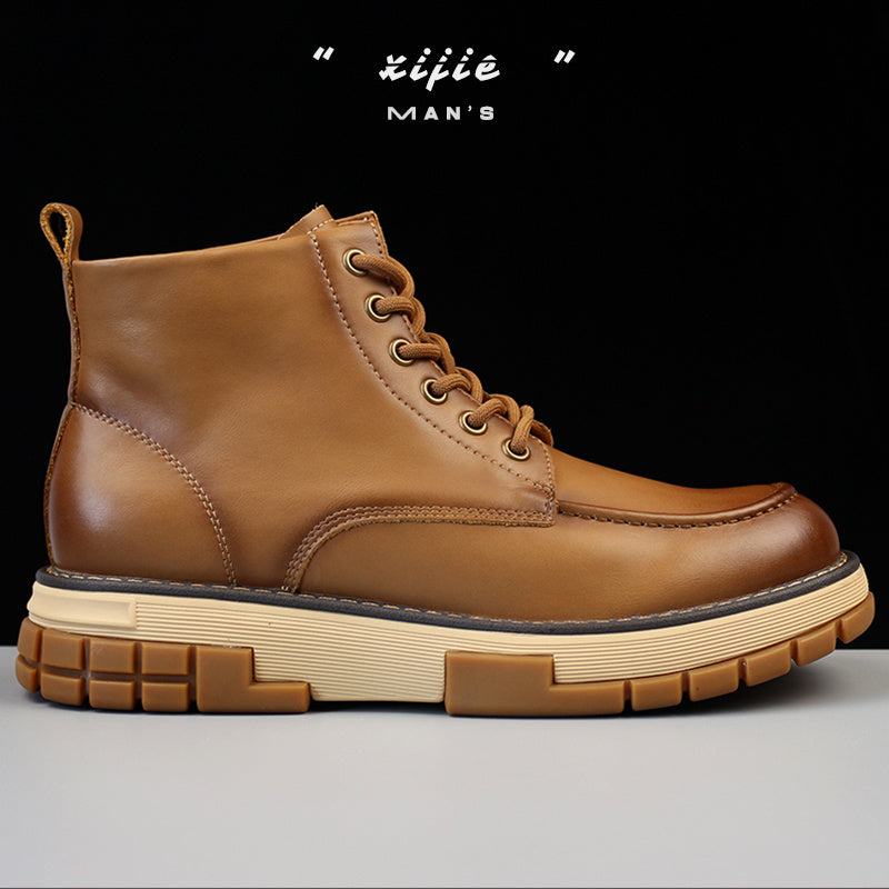 Bottes Martin de style britannique pour hommes