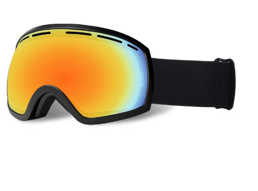 Lunettes de ski sphériques premium grandes avec technologie anti-buée