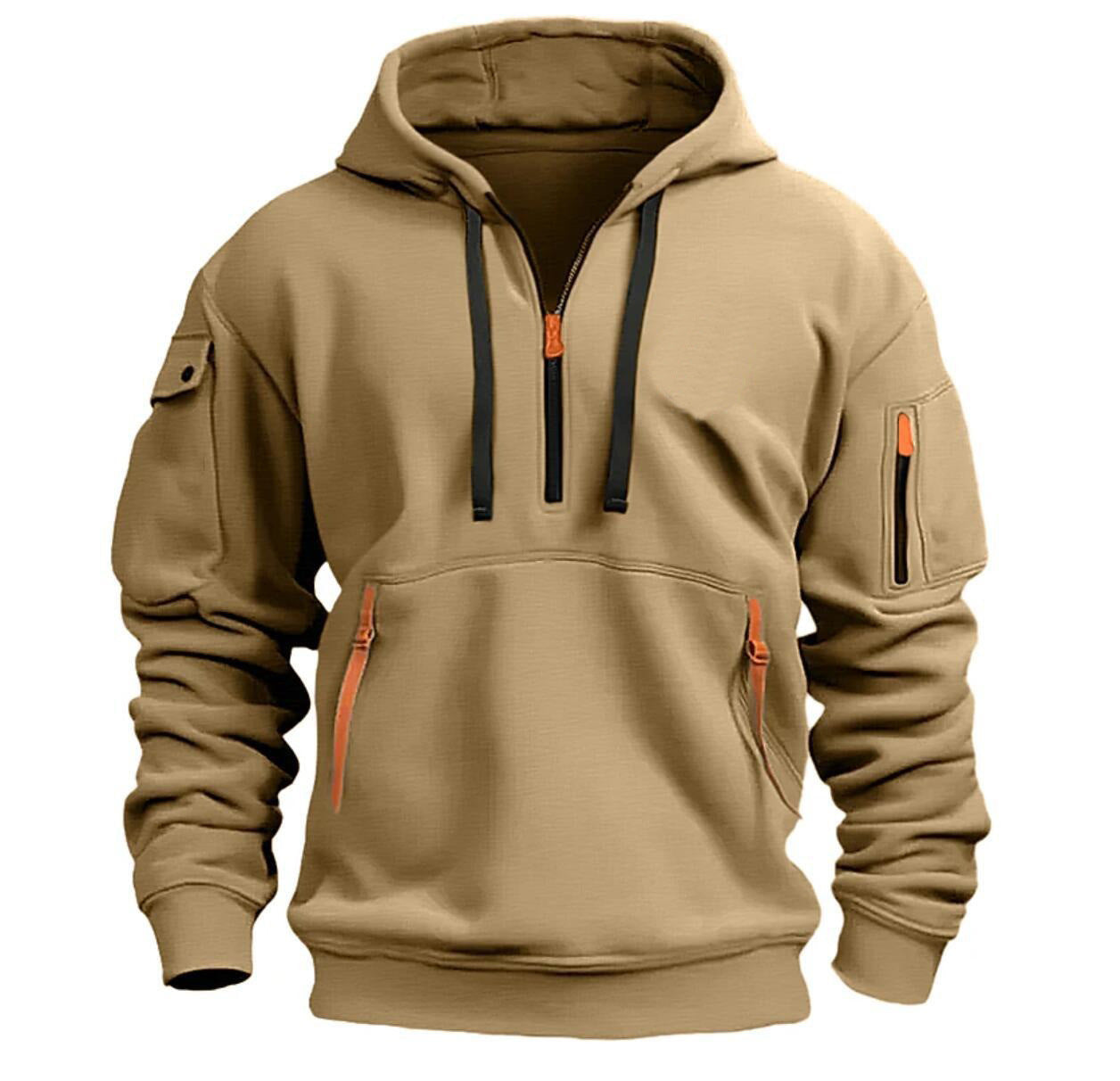 Dropped Shoulder Hooded Sweatshirt for All Sizes