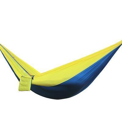 Portable Double Hammock - Durable Nylon for Outdoor Relaxation