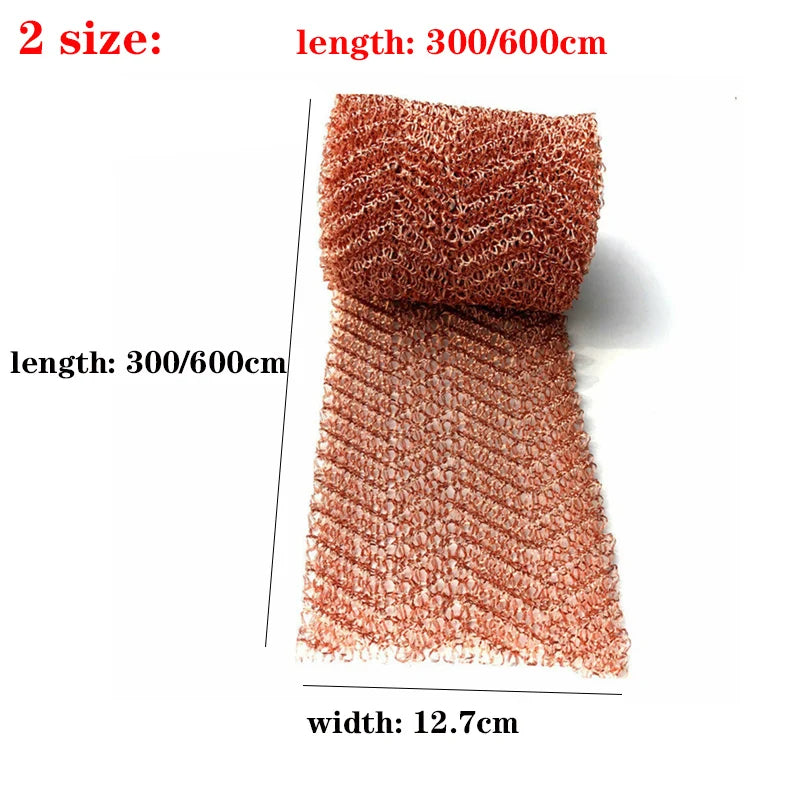 1Pcs 3m/6m Copper Wire Mesh House Copper Electromagnetic Wave Shielding Network Signal Shielding Network Radiation Protection - Korvel