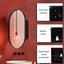 Matte Black Oval Embedded Medicine Cabinet with Mirror